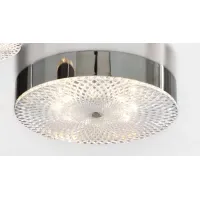 Picture Italian ceiling lamp with a crystal disc