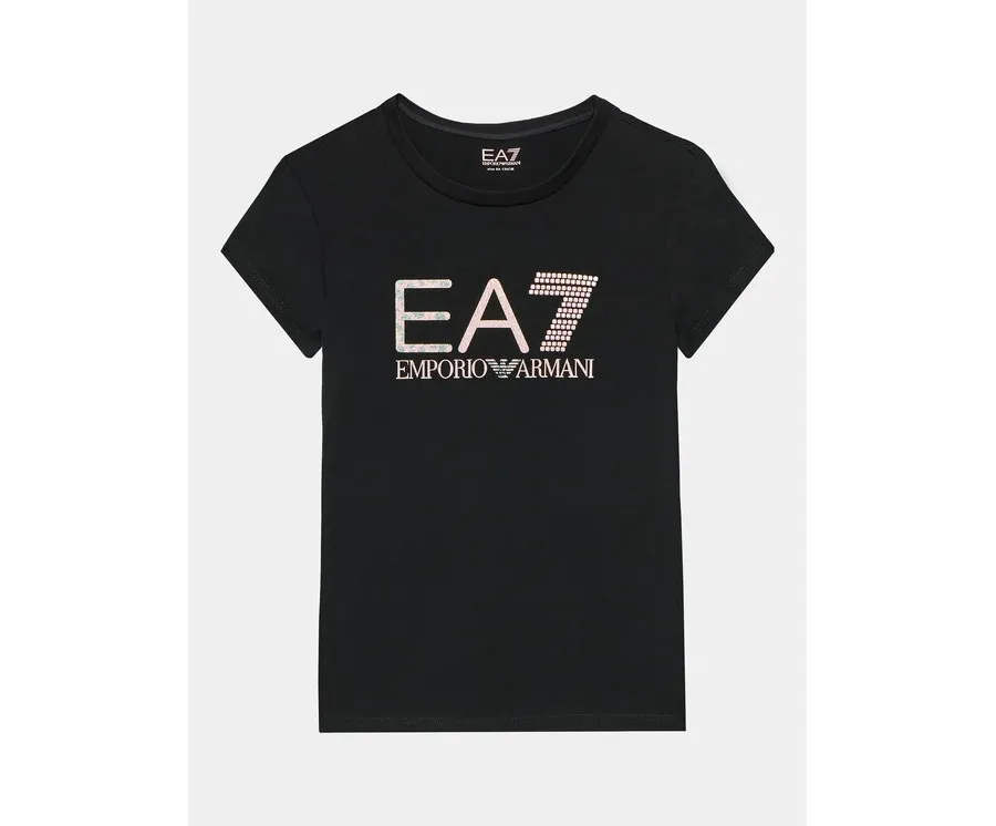 obrazek 1 EA7 Emporio Armani T-Shirt 6RFT15 FJ2HZ 1200 Czarny Regular Fit