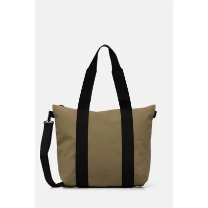 Zdjęcie Rains torba Tote Bag Mini W3 kolor zielony 14160-44
