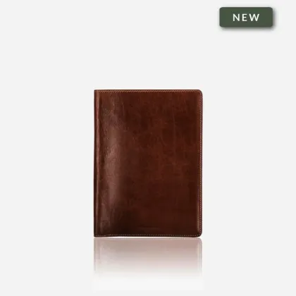 Zdjęcie Stylowy skórzany dziennik formatu A5 z wkładem w kolorze kawowym