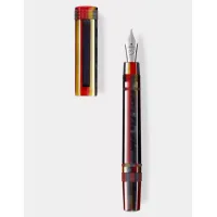 Picture Tibaldi Perfecta Baiadera Red fountain pen