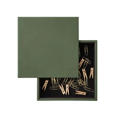 Picture Minerva Green paperclip container