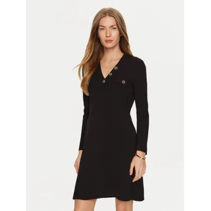 Zdjęcie TWINSET Sukienka dzianinowa 241TP3094 Czarny Regular Fit