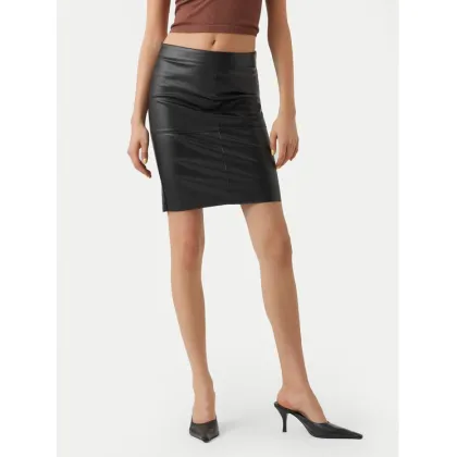 Zdjęcie Vero Moda Spódnica z imitacji skóry Olympia 10274454 Czarny Slim Fit