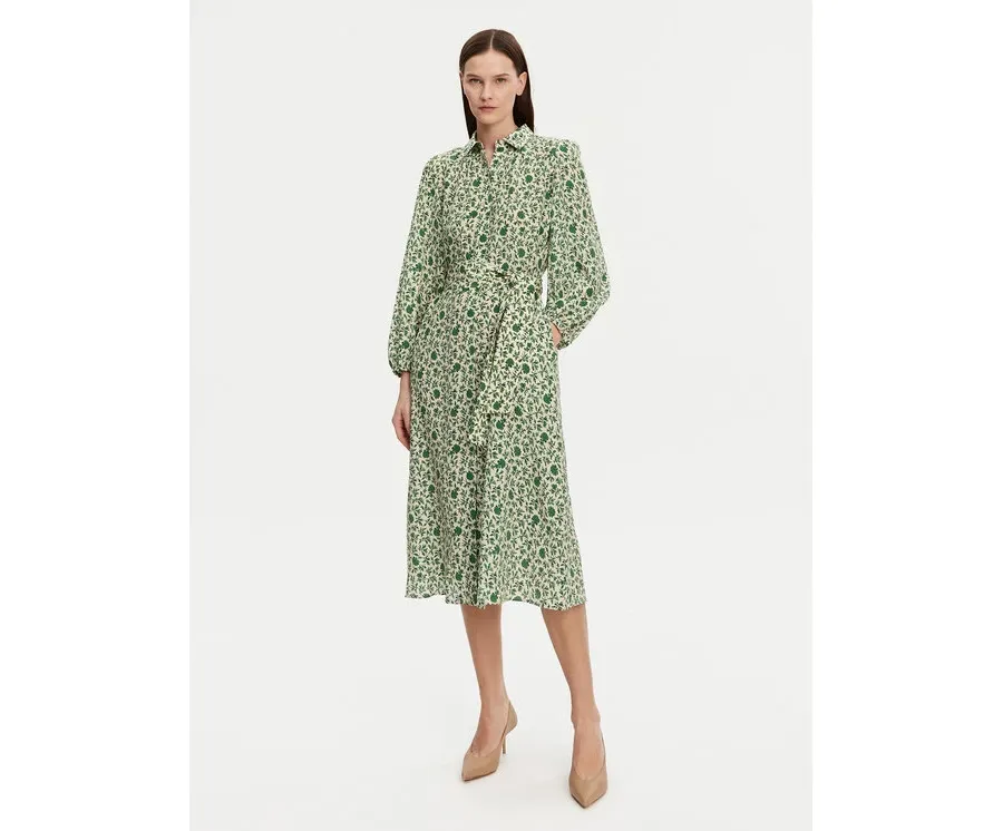 obrazek 1 Weekend Max Mara Sukienka koszulowa Wales 2515221122 Zielony Regular Fit