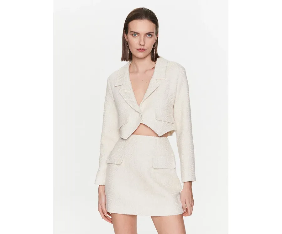 obrazek 1 MVP Wardrobe Marynarka MVPE3GI058.0TE0161 Écru Regular Fit