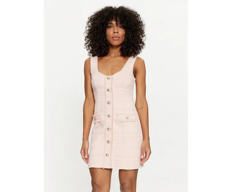 obrazek 1 Guess Sukienka codzienna Tosca W4GK53 WG5F2 Różowy Slim Fit