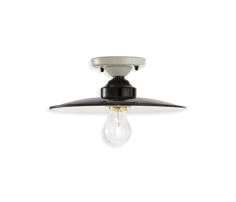 obrazek 1 Wyjątkowa sufitowa lampa retro z Włoch