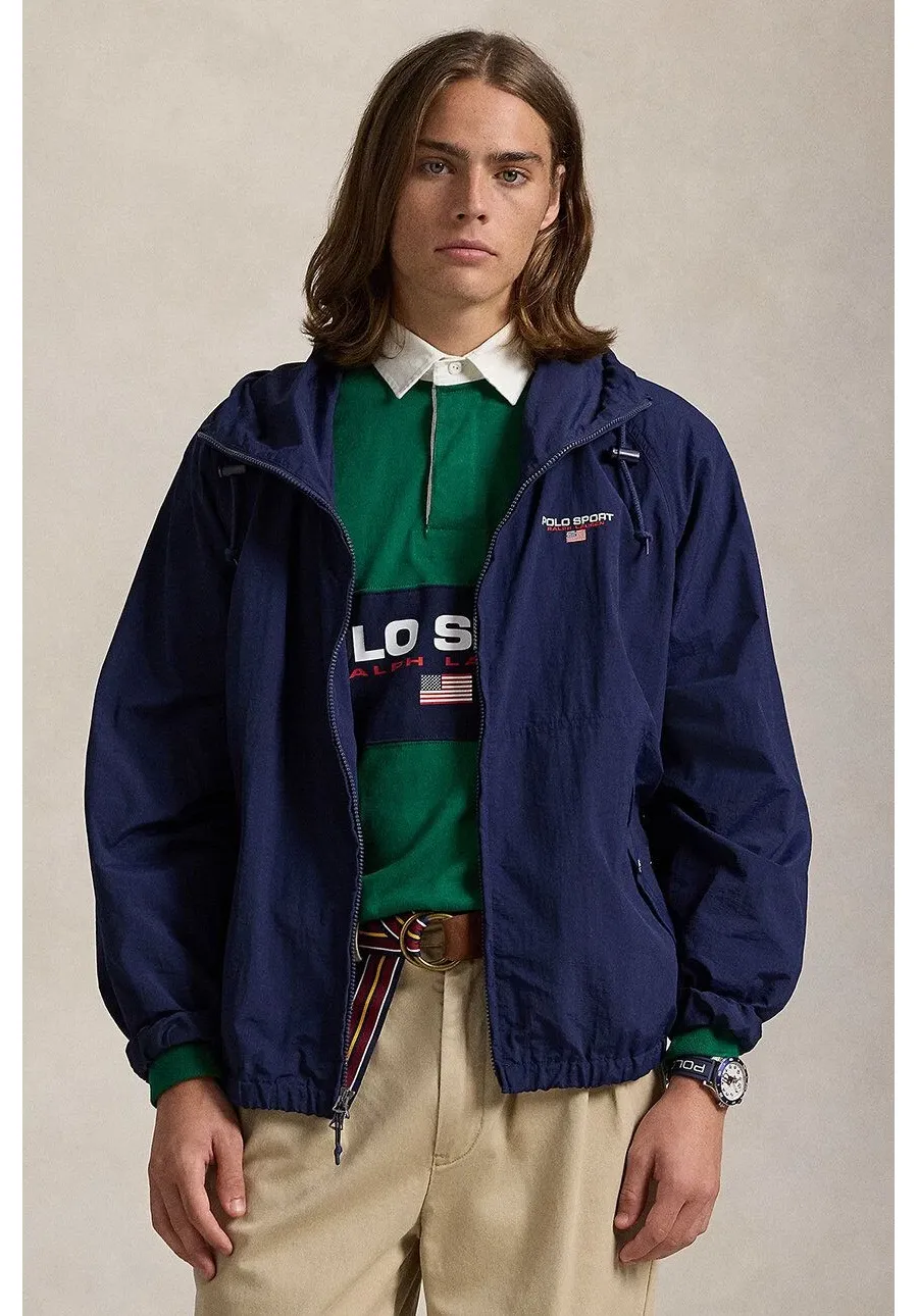 obrazek 1 Polo Ralph Lauren kurtka przeciwdeszczowa męska kolor granatowy przejściowa 710961162