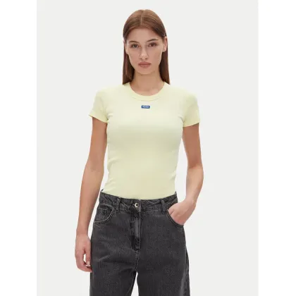 Zdjęcie HUGO T-Shirt Easy Tee_B 50523924 Żółty Slim Fit