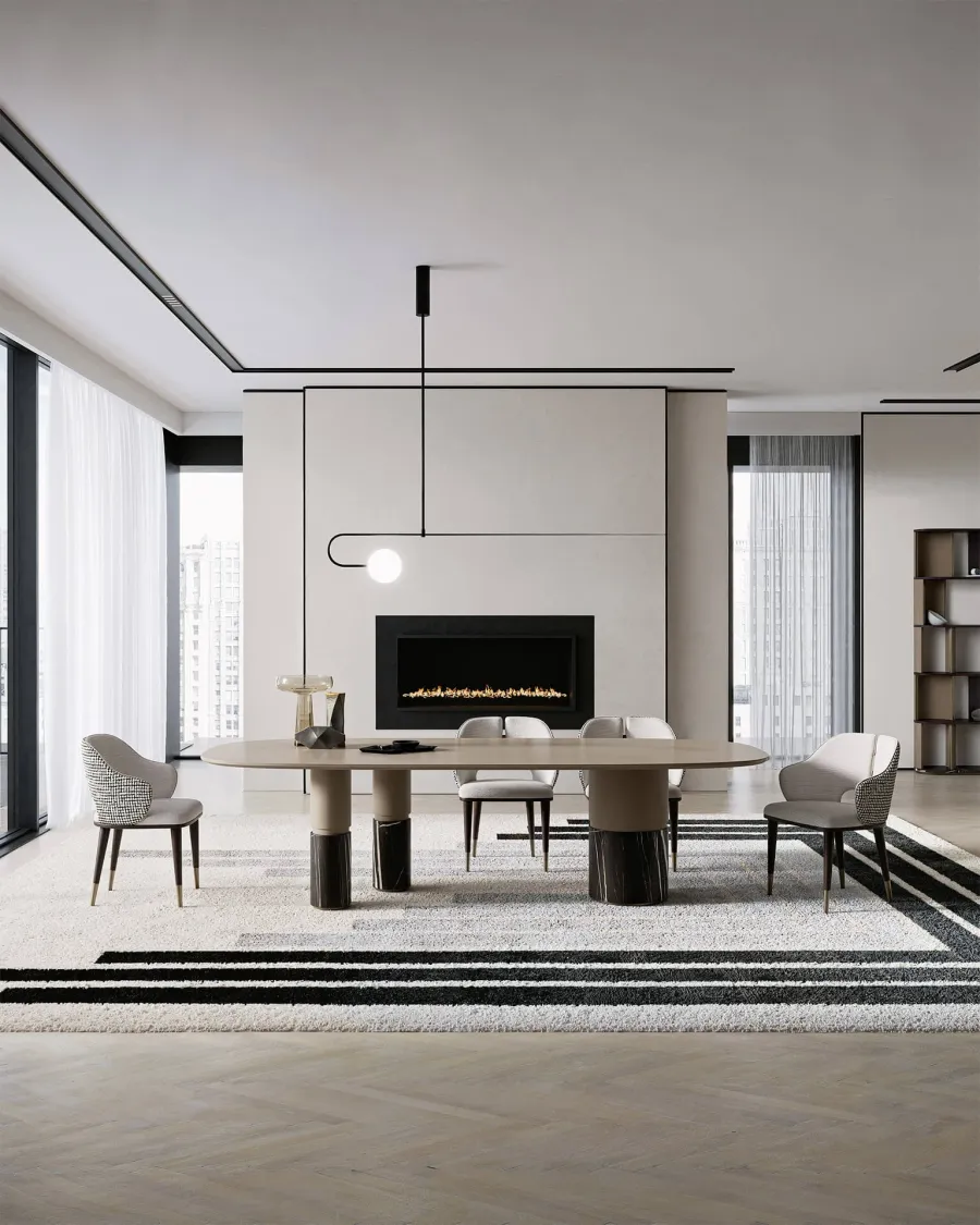 obrazek 8 Ekskluzywne włoskie krzesło w stylu modernistycznym do jadalni