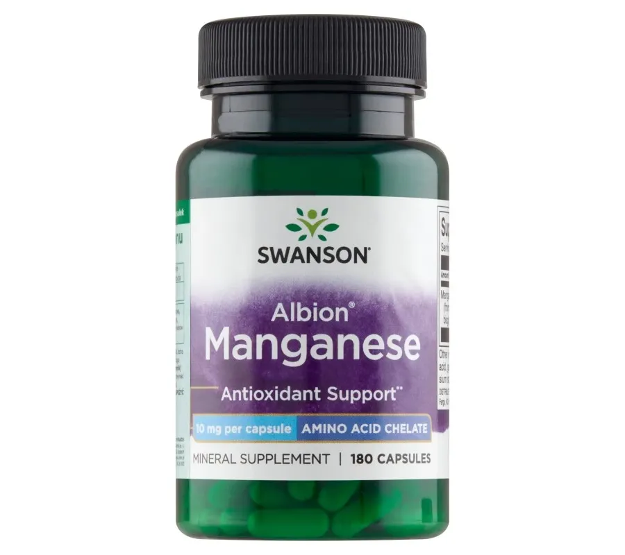obrazek 1 Swanson Albion Chelat Manganu 10 mg Kapsułki