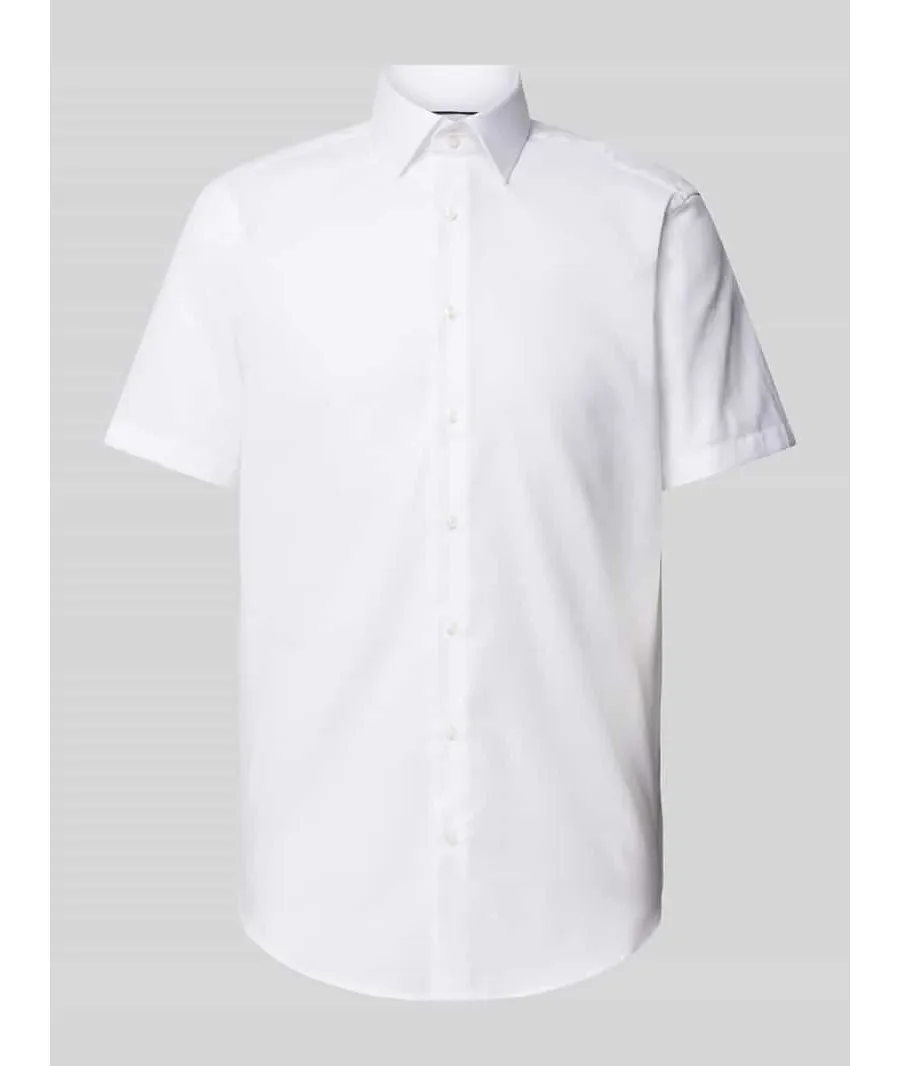 obrazek 1 Koszula biznesowa o kroju regular fit z delikatnie fakturowanym wzorem