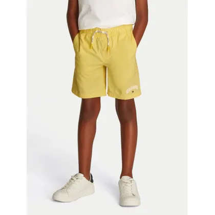 Zdjęcie Tommy Hilfiger Szorty sportowe KB0KB09642 Żółty Regular Fit