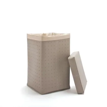 Picture leather box for the office