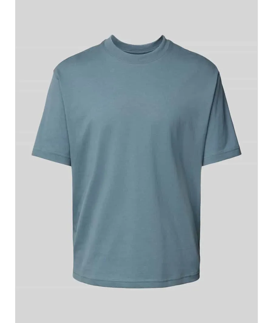 obrazek 1 T-shirt z prążkowanym okrągłym dekoltem