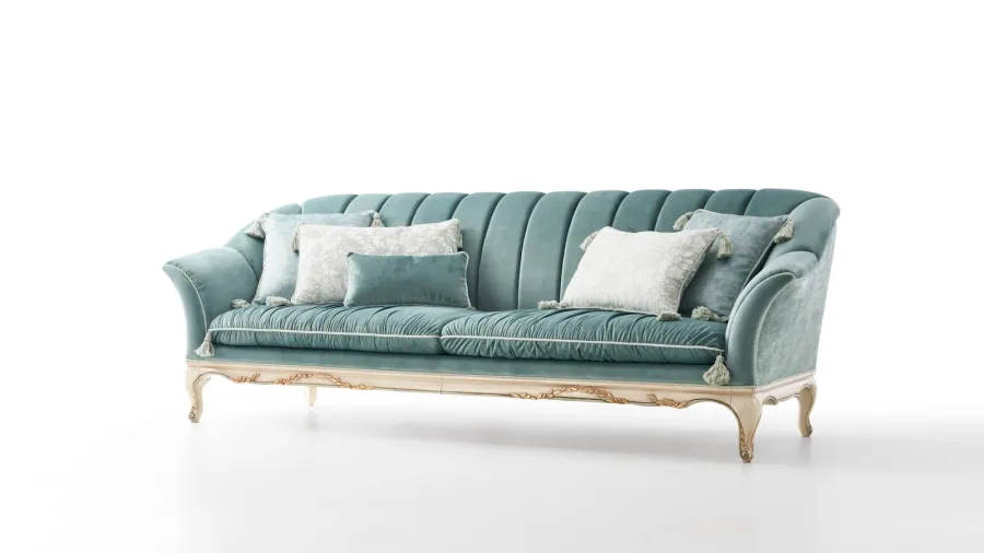 obrazek 2 Piękna klasyczna duża sofa do salonu