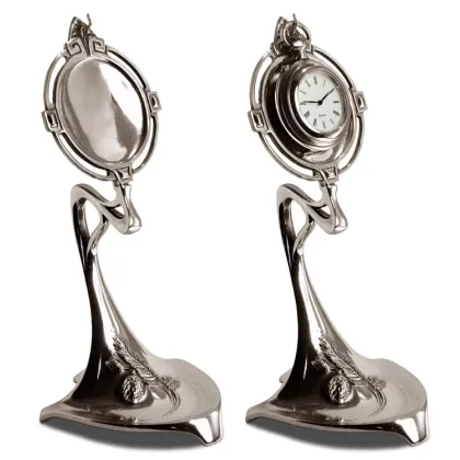 Picture Beautiful Art Nouveau decoration with a clock