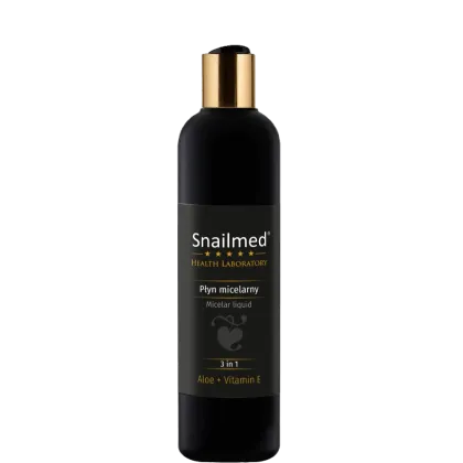 Zdjęcie Snailmed Płyn micelarny oczyszczająco-odświeżający z aloesem i witaminą E 200 ml