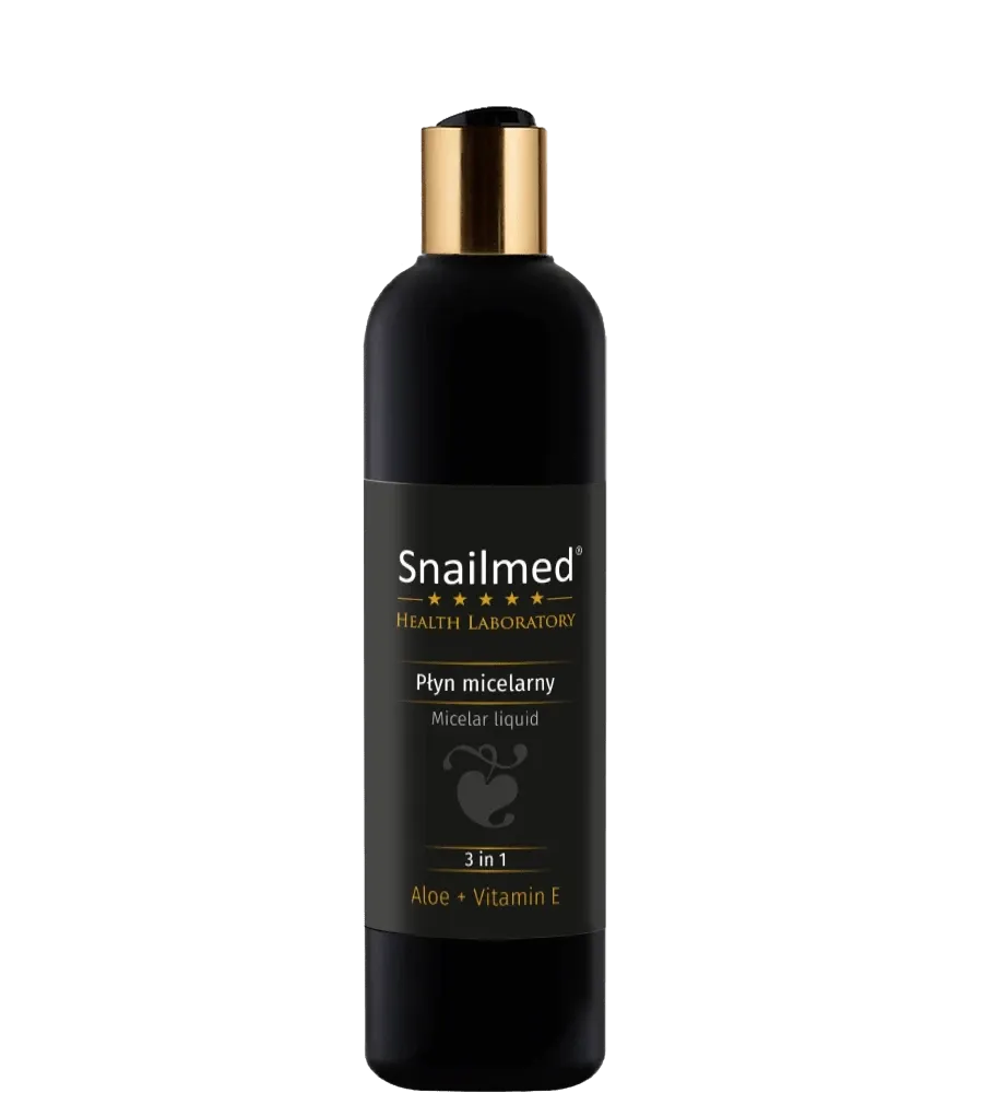 obrazek 1 Snailmed Płyn micelarny oczyszczająco-odświeżający z aloesem i witaminą E 200 ml