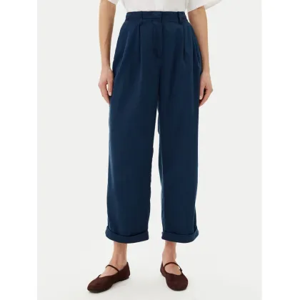Zdjęcie Tommy Hilfiger Spodnie materiałowe WW0WW45589 Granatowy Relaxed Fit