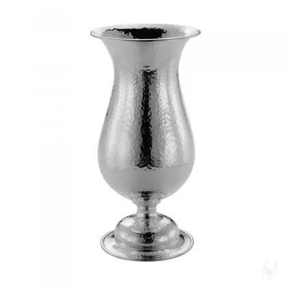 Picture A unique silver Tulipano vase with a classic design - Zaramella Argenti