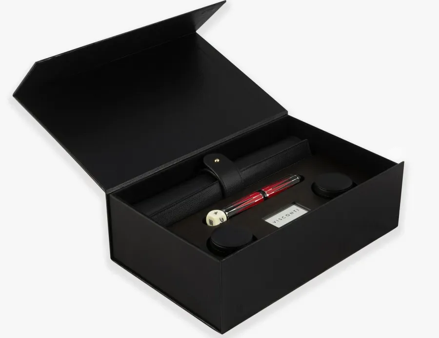 obrazek 5 Designerskie pióro wieczne Backgammon ze srebra próby 925