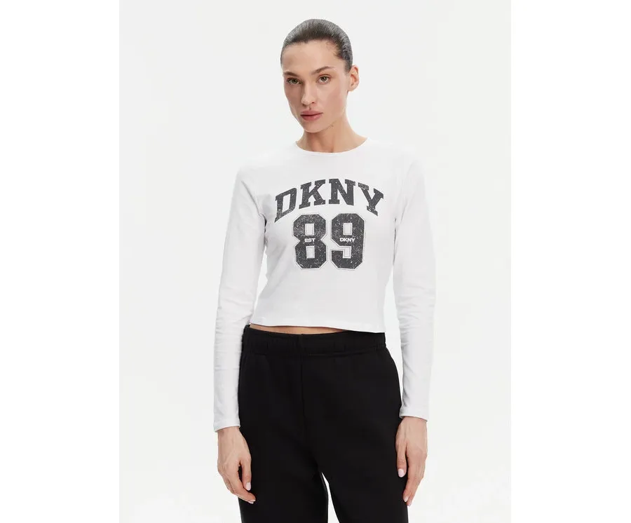 obrazek 1 DKNY Bluzka DP4T9979 Biały Regular Fit