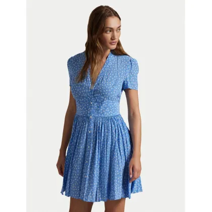 Zdjęcie Polo Ralph Lauren Sukienka letnia 211969150001 Niebieski Regular Fit