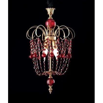 Zdjęcie Luksusowy żyrandol z wisiorkami ze szkła Swarovski i Murano - Il Paralume Marina