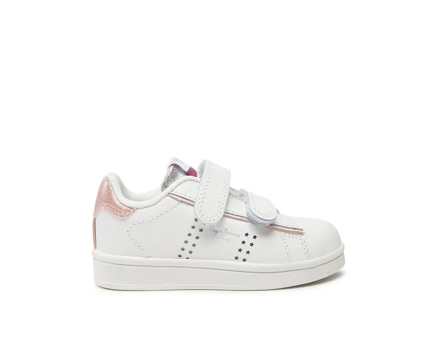 obrazek 1 Pepe Jeans Sneakersy Player Night Gk PGS30601 Biały