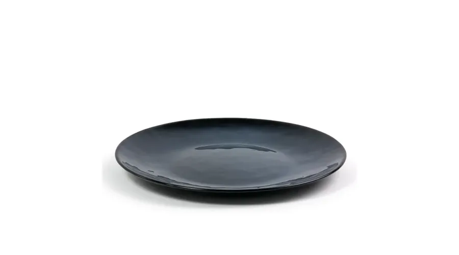 obrazek 1 Zestaw 6 czarnych talerzy obiadowych