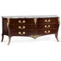 Picture Baroque chest of drawers with 6 drawers