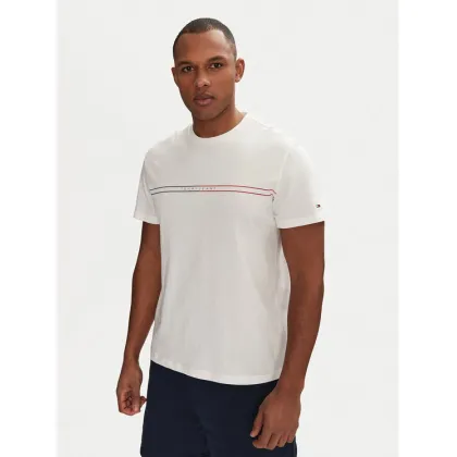 Zdjęcie Tommy Jeans T-Shirt Entry Graphic DM0DM20779 Biały Slim Fit
