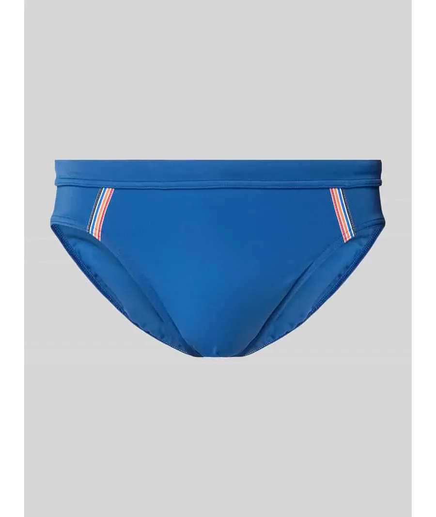 obrazek 1 Spodenki kąpielowe z detalem z logo model ‘NAUTICAL CUP’