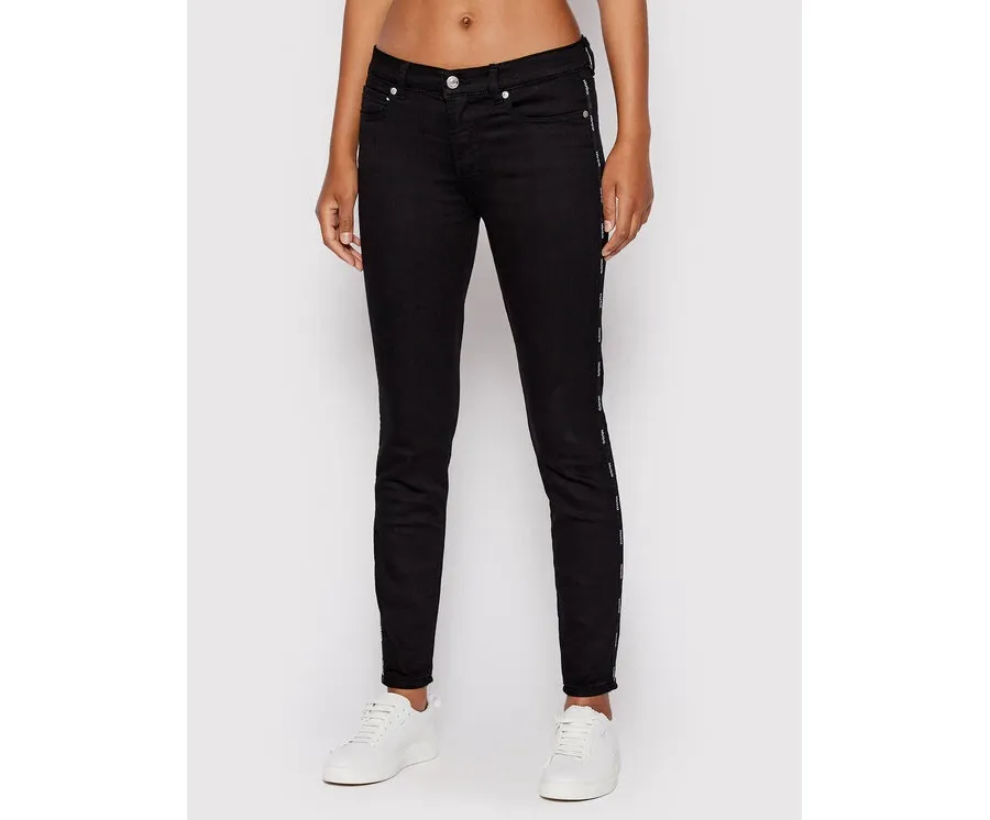 obrazek 1 Hugo Jeansy Charlie 50470327 Czarny Slim Fit HUGO
