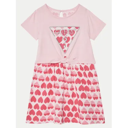 Zdjęcie Guess Sukienka codzienna K5RK09 K6YW4 Różowy Regular Fit