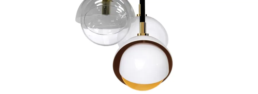 obrazek 3 Inspirowana kwiatami mandewilli potrójna lampa CreativeMary