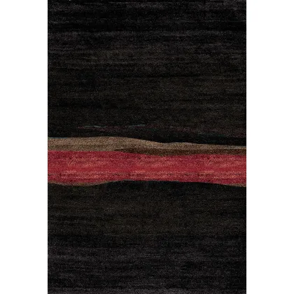 Zdjęcie Stylowy czarny wełniany dywan - Sartori Rugs