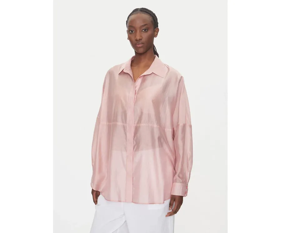 obrazek 1 ACCESS FASHION Koszula 53-7068-104 Różowy Loose Fit