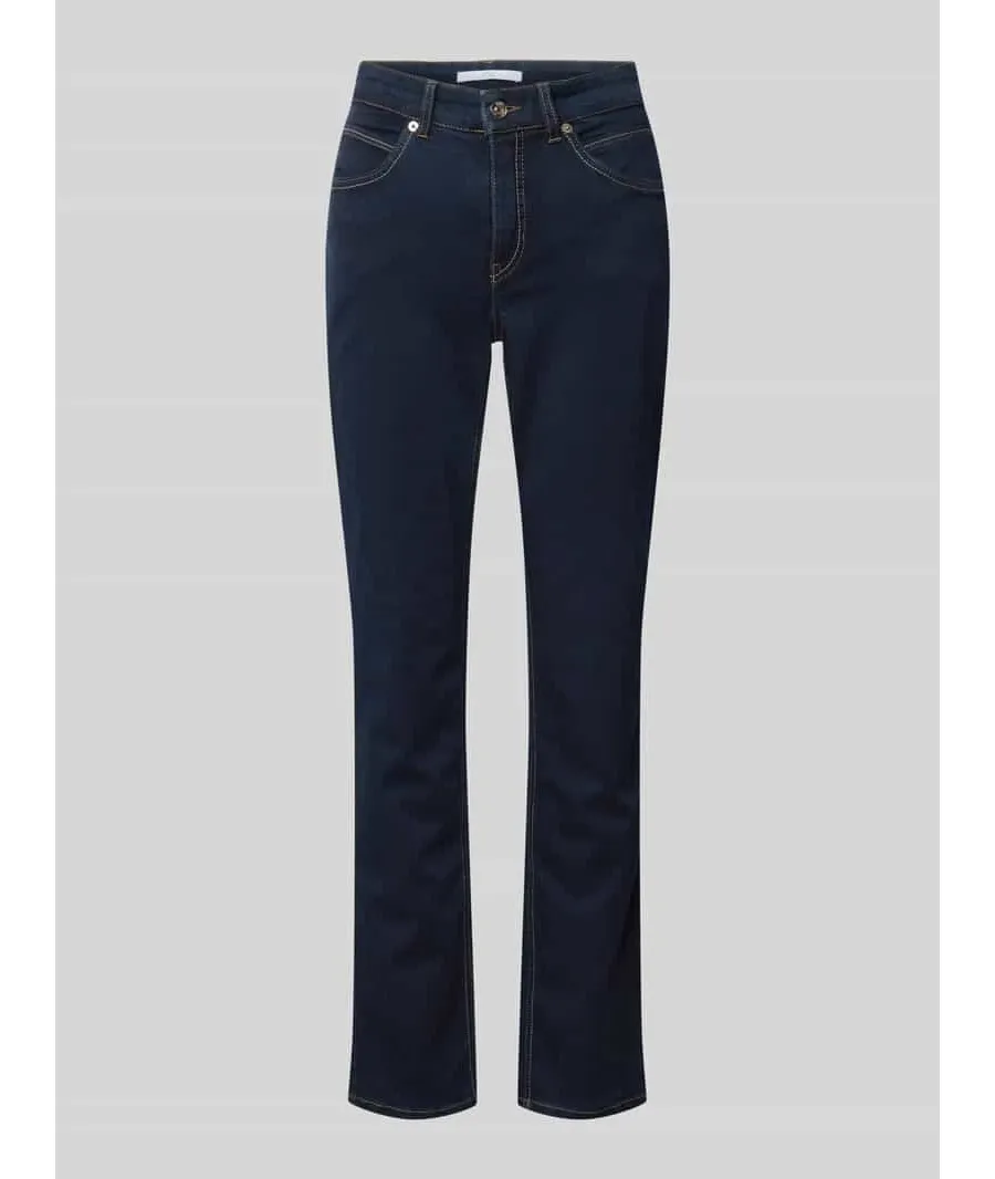 obrazek 1 Jeansy o kroju feminine fit z 5 kieszeniami model ‘MELANIE’