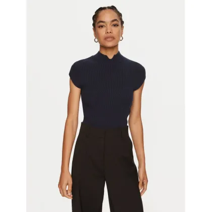 Zdjęcie TWINSET Bluzka 242TP3110 Granatowy Slim Fit