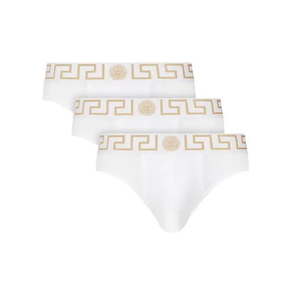 Zdjęcie Versace Komplet 3 par slipów AU10327 Biały