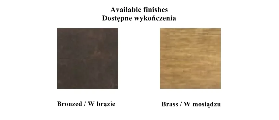 obrazek 3 Bogato zdobiony kinkiet FOSSIL do salonu