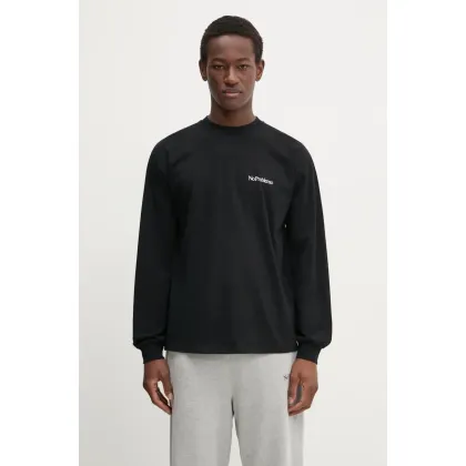 Zdjęcie No Problemo longsleeve bawełniany Mini Problemo Longleeve Tee kolor czarny NP60029.02