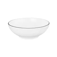 Zdjęcie Porcelanowa okrągła miska 15 cm ze zdobieniem w formie czarnej obwódki - Seltmann Weiden