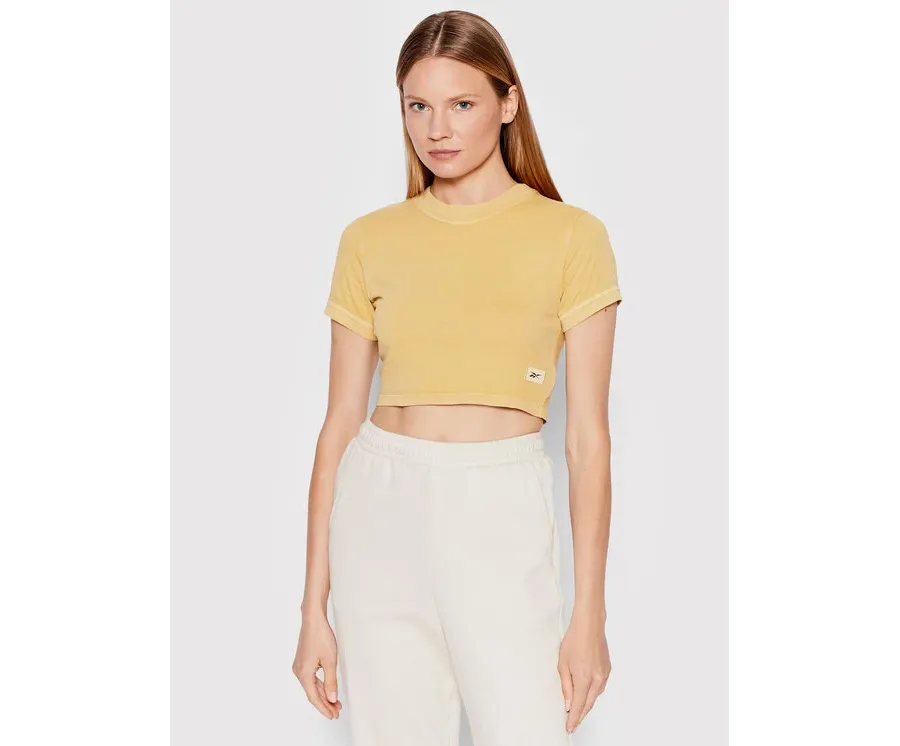 obrazek 1 Reebok T-Shirt Natural Dye HK4969 Żółty Slim Fit