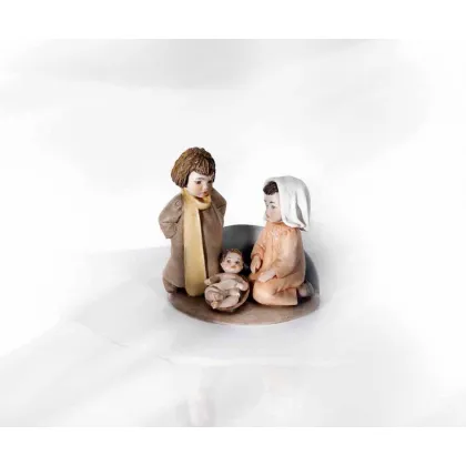 Zdjęcie Porcelanowa figurka przedstawiająca małą szopkę - Sibania