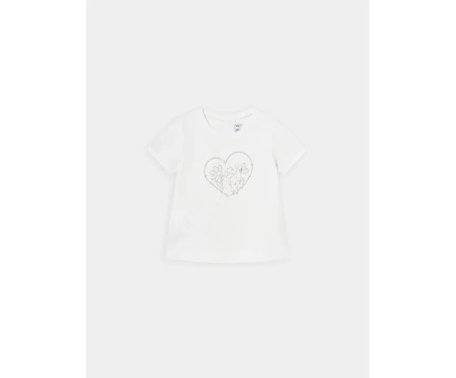 obrazek 1 Mayoral T-Shirt 105 Écru
