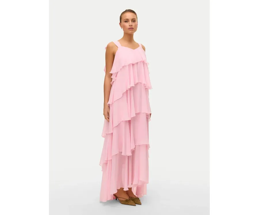 obrazek 1 Vero Moda Sukienka wieczorowa Felicia 10331377 Różowy Regular Fit